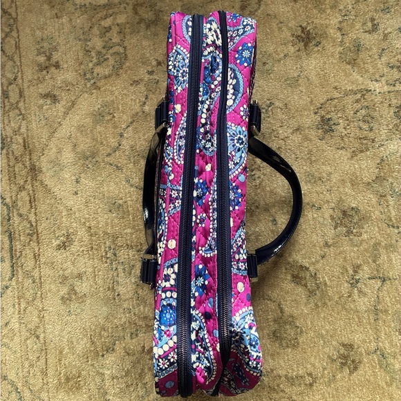 Vera Bradley Attaché Travel Companion Luggage Bag Boysenberry - Picture 4 of 12